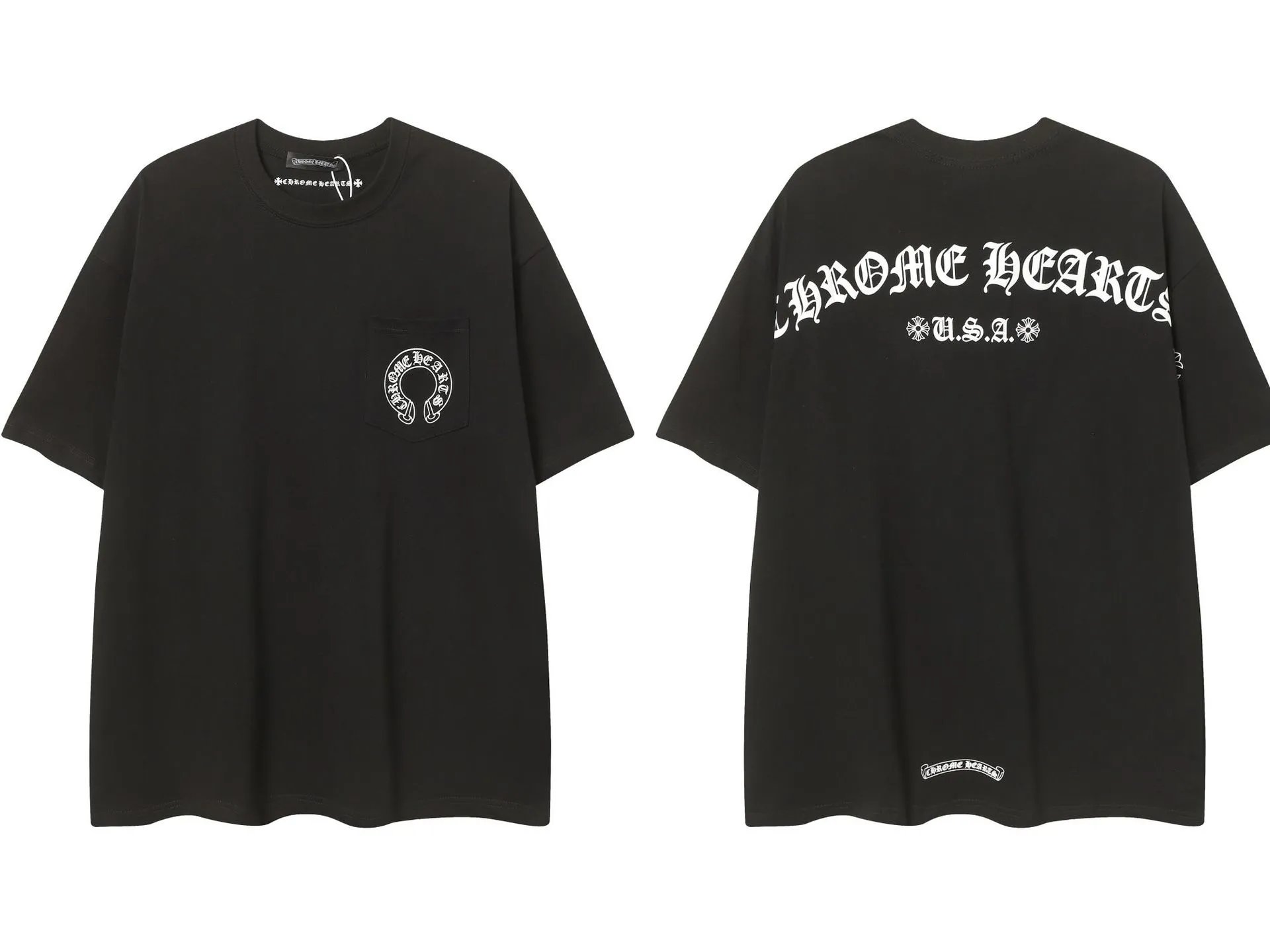 Patch Print Embroidered T-Shirt photo 3