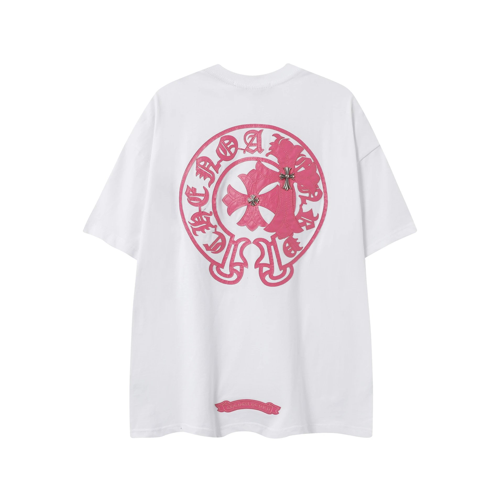 Patch Print Embroidered T-Shirt photo 8