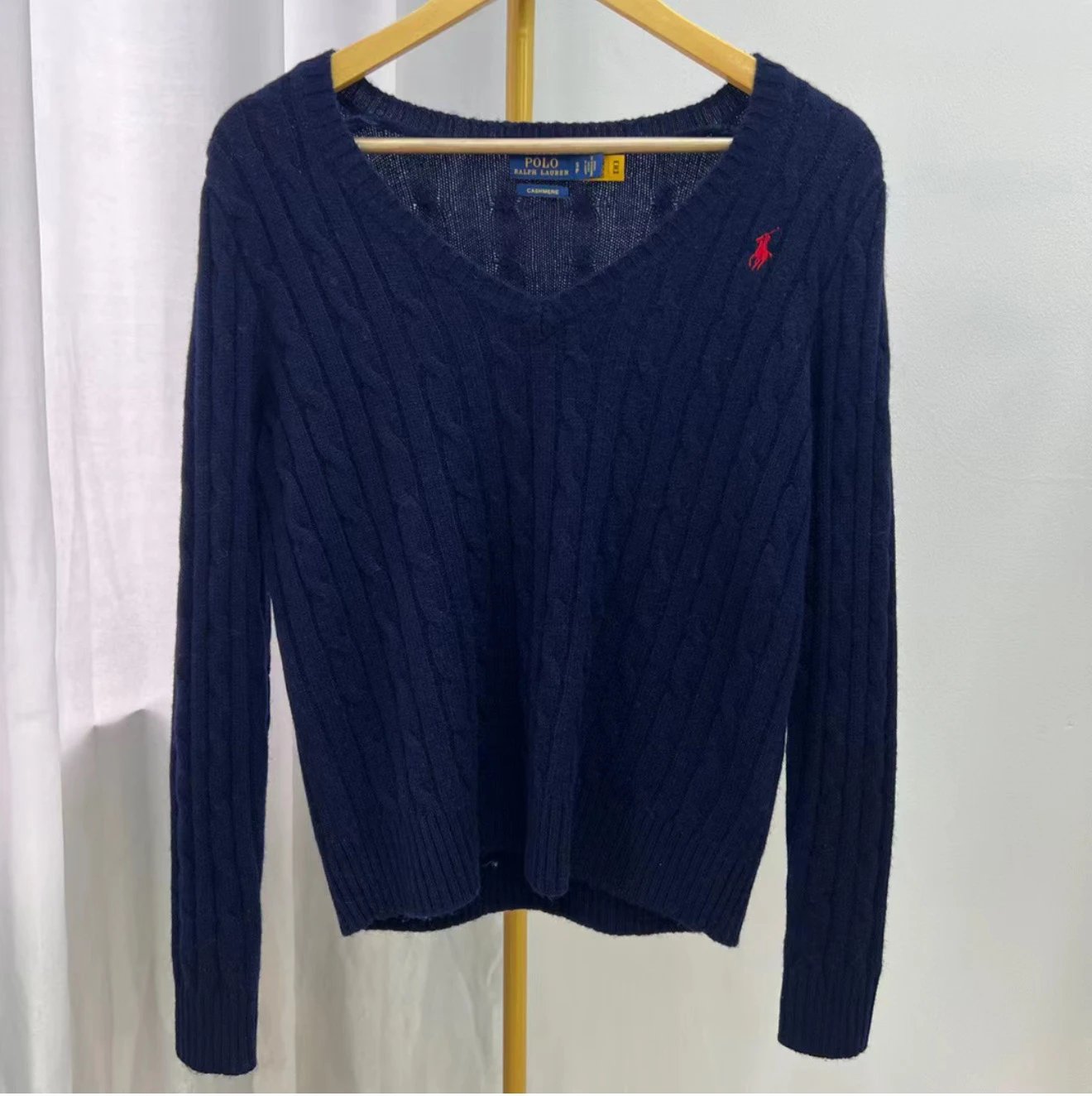 Ralph Lauren Cashmere V-Neck Sweater photo 6