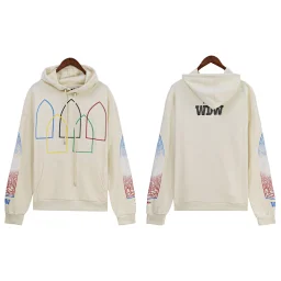 thumbnail for Washing, distressed, vintage prints, trendy high street men's and women's casual hooded sweatshirts