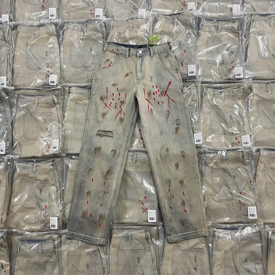 ERD Distressed Denim Jeans