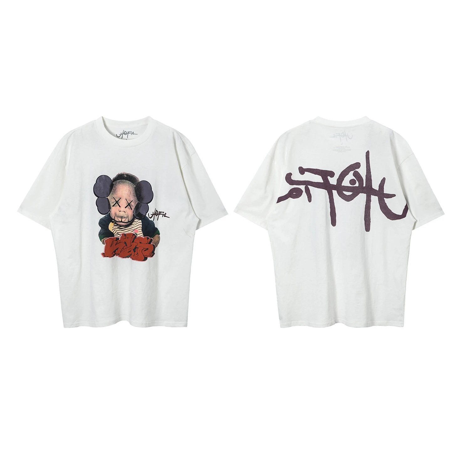 Collaborative Character Print T-Shirt photo 3