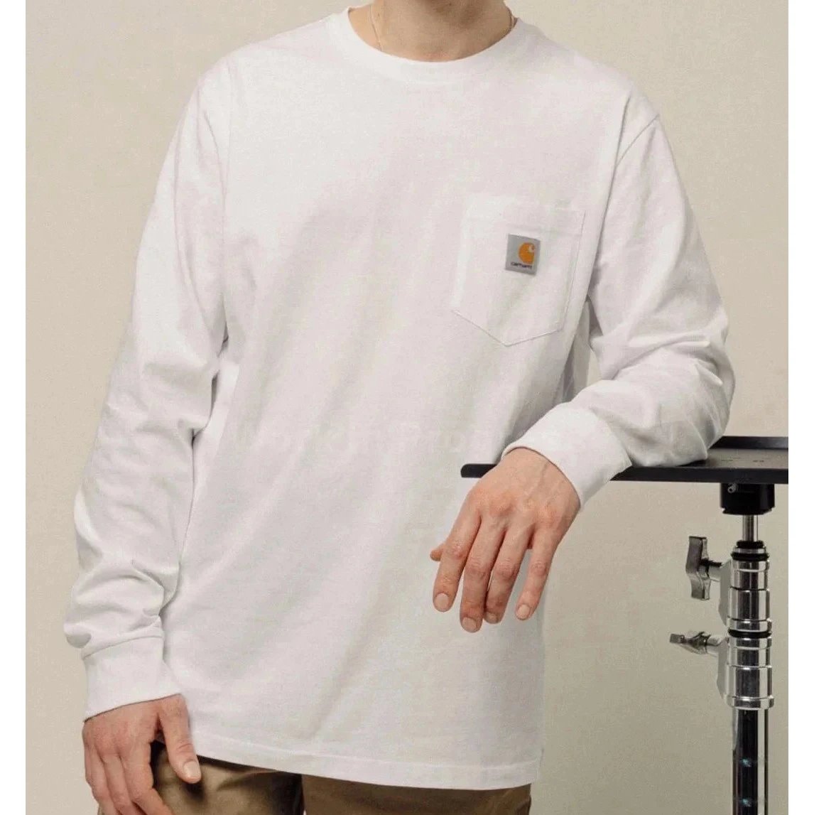 Carhartt WIP Pocket Sweatshirt Navy Blue Hoodie - 6