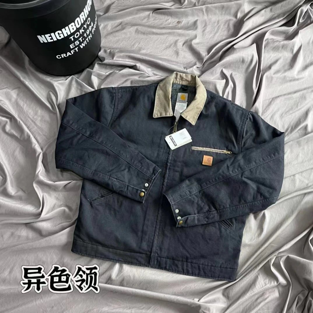Heavy Cotton Vintage Detroit Canvas Jacket photo 4
