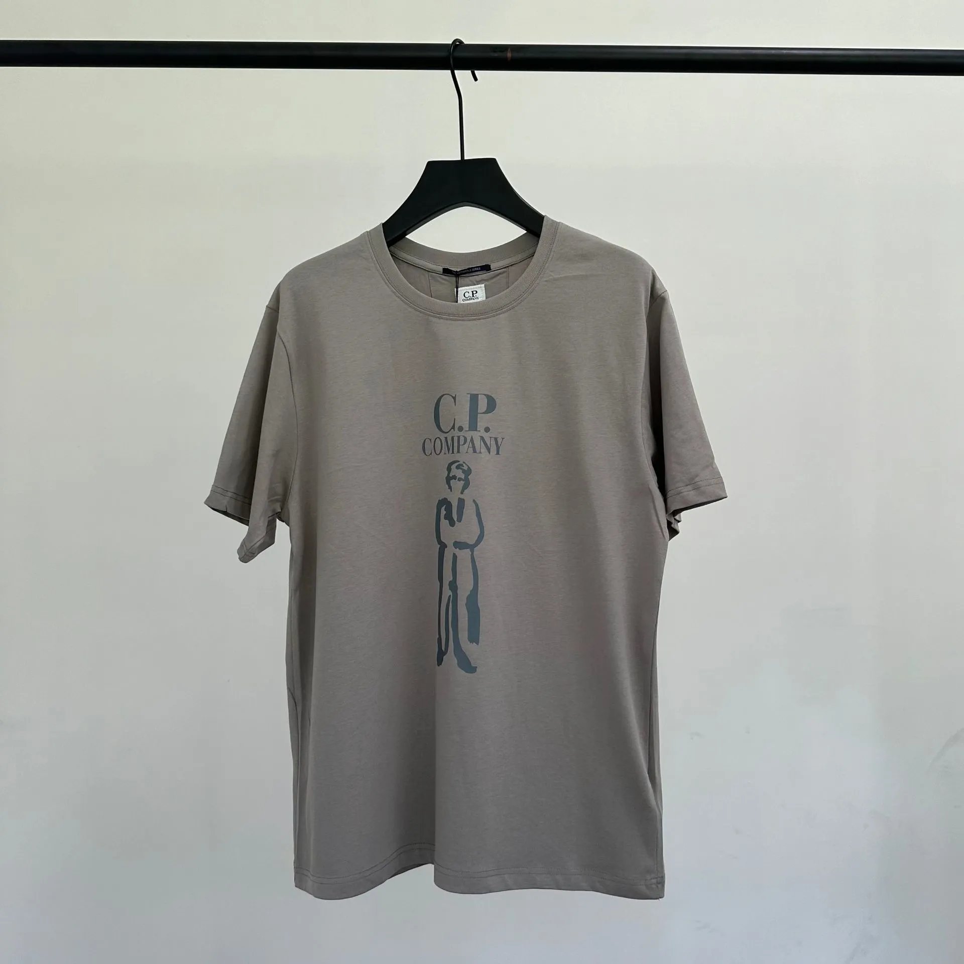 Embroidery Crew Neck T-Shirt Cotton photo 5