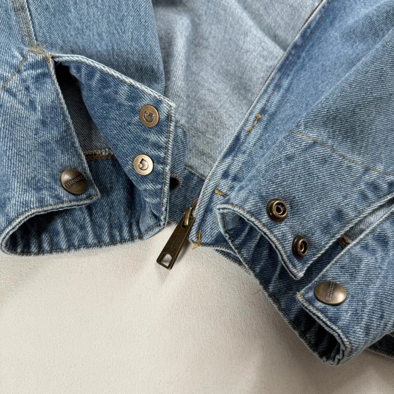 Carhartt WIP Detroit Jacket Light Wash Denim Jacket - 36
