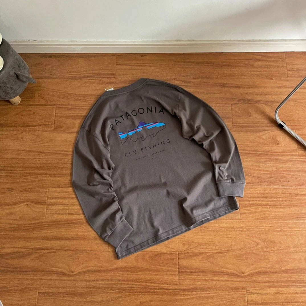 Flying Fish Environmental Theme Long Sleeve T-Shirt photo 3