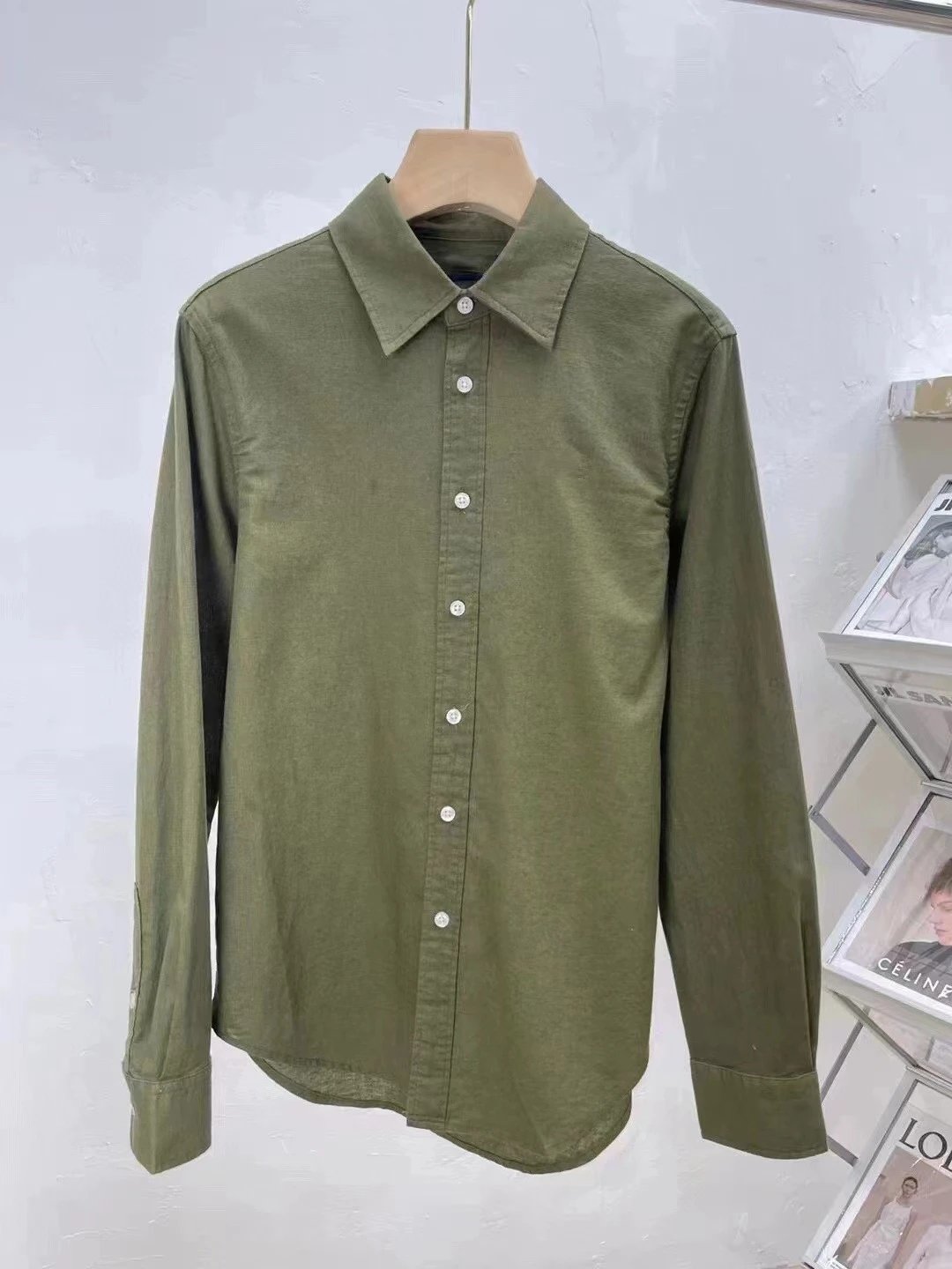 Ralph Lauren Linen Long Sleeve Shirt photo 4