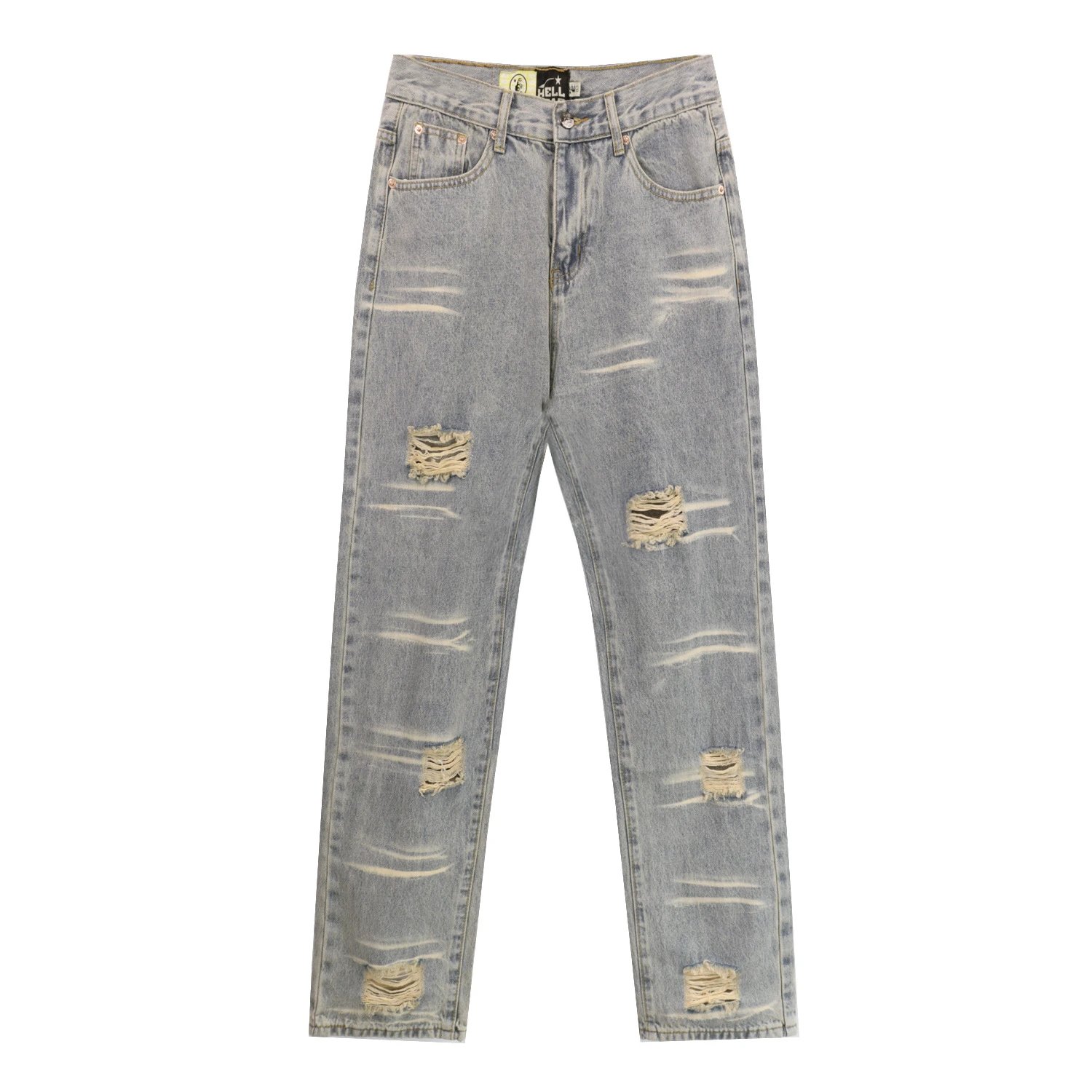 Distressed Denim Jeans photo 3