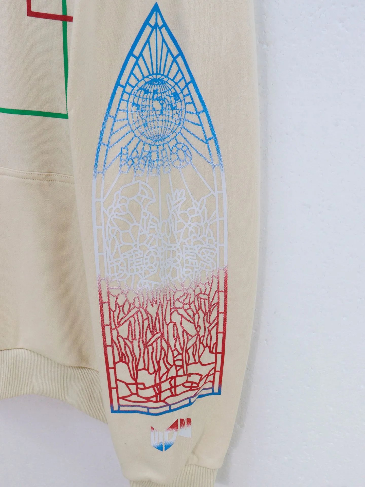 Vintage Washed Print Hoodie photo 5