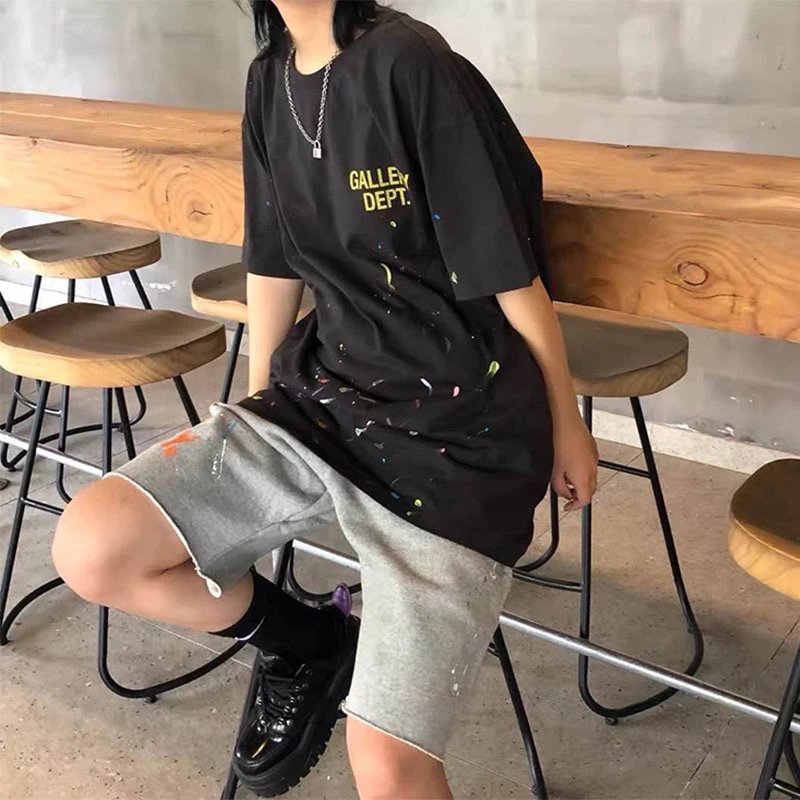 Graffiti Wide Leg Shorts photo 8