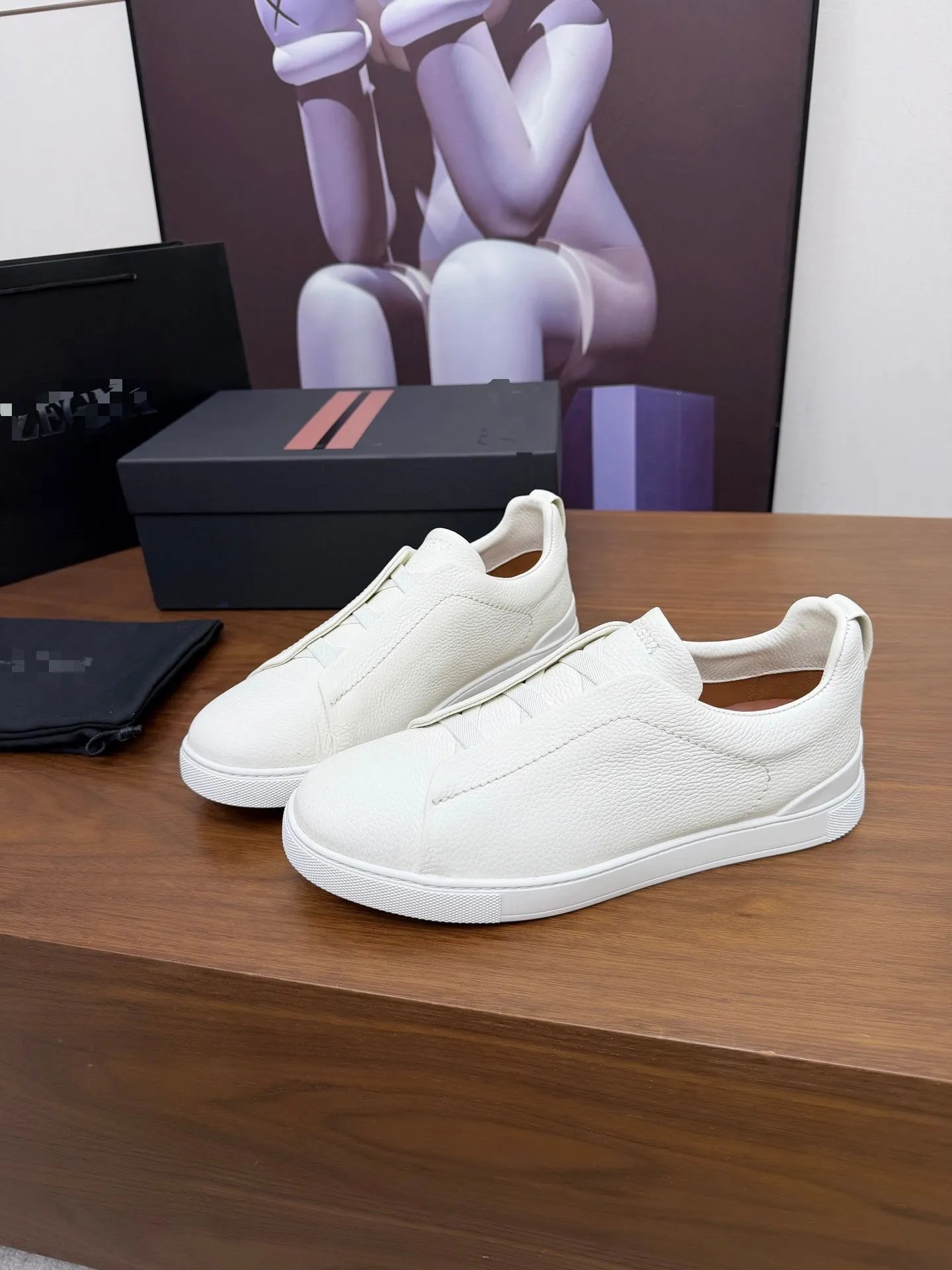 Leather Slip-On Casual Shoe photo 3