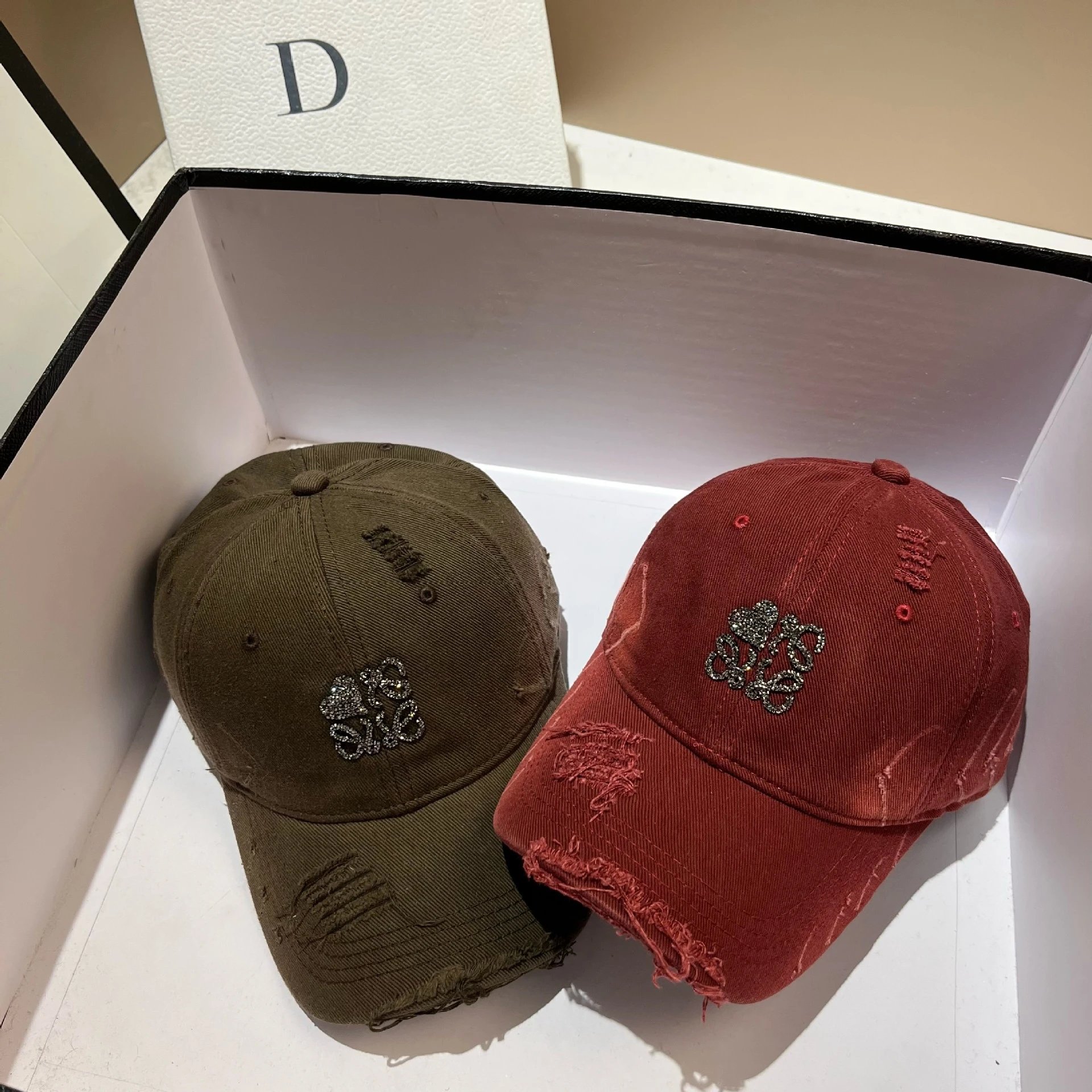 Heart Embroidery Baseball Cap photo 8
