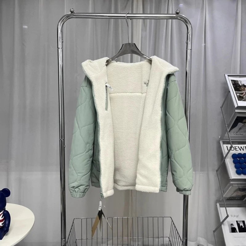 Double-Sided Sherpa Couple Jacket photo 7