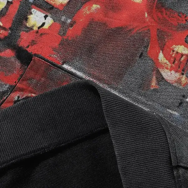 Godspeed Out Of Many, One Distressed Graphic Hoodie - 21