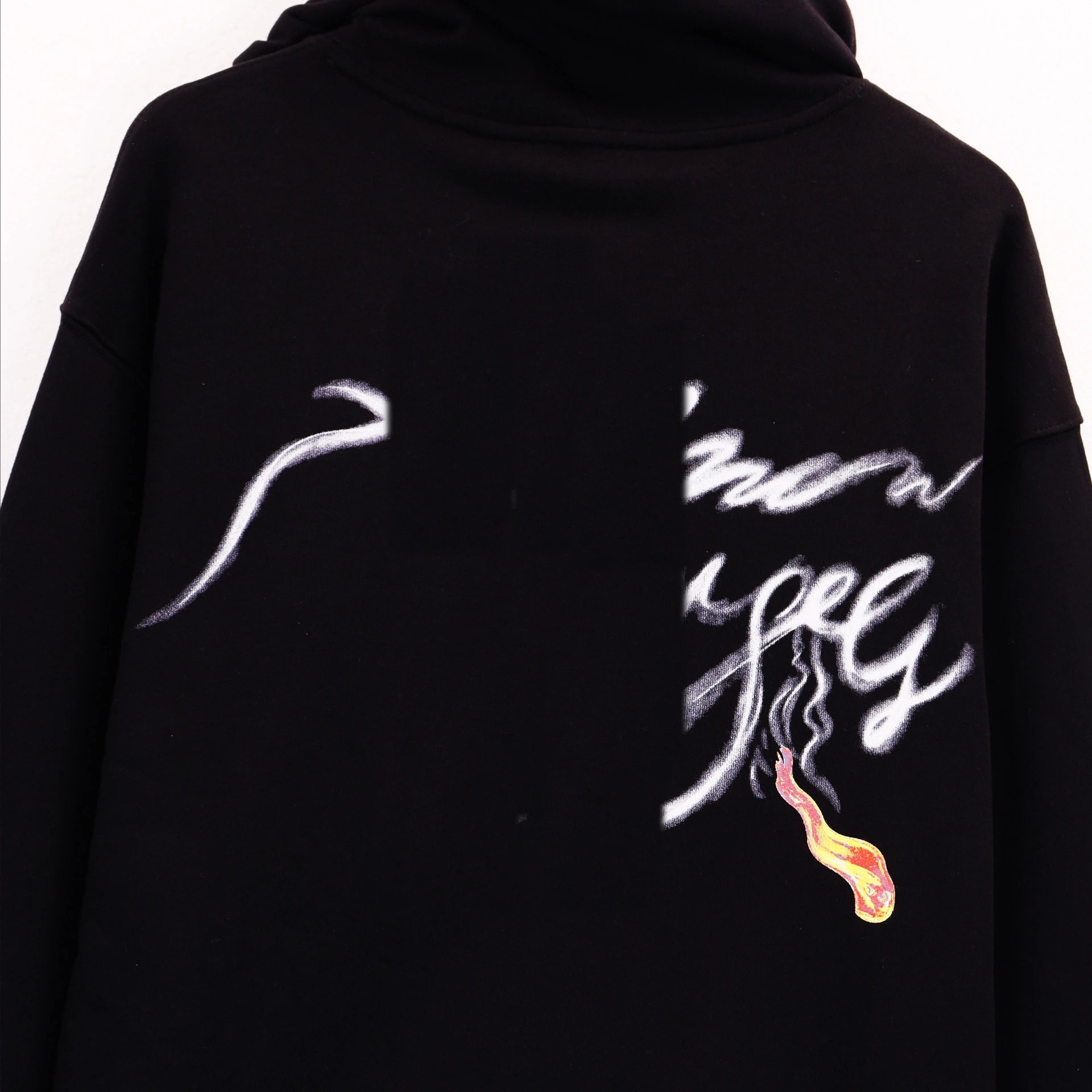 Spray Logo Print Hoodie photo 6