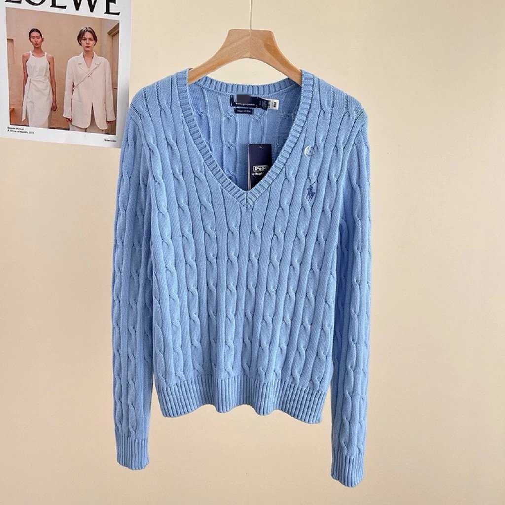 Ralph Lauren Women's V-Neck Knit Sweater photo 6