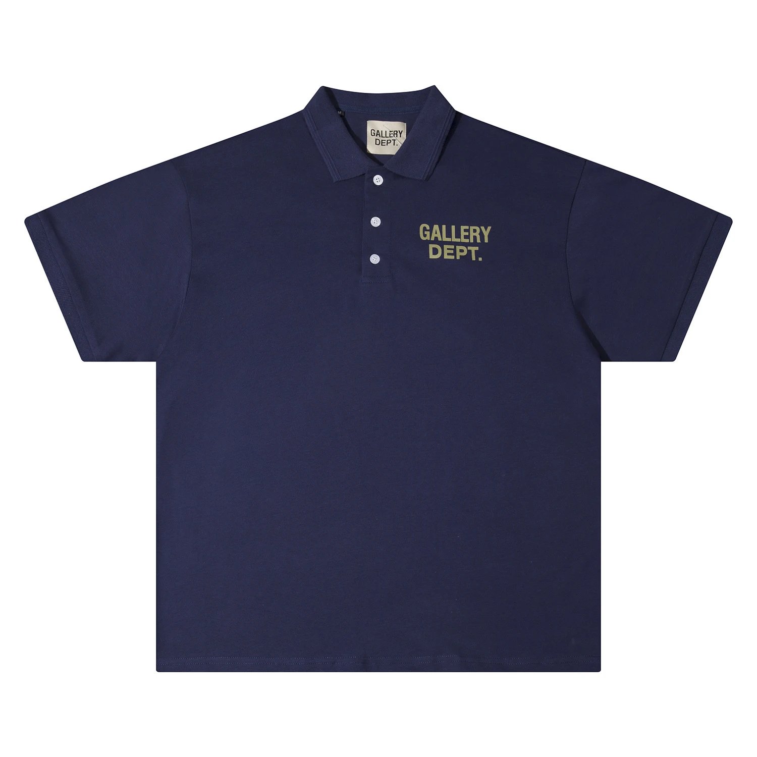 Letter Slogan Collar Short Sleeve Polo Shirt photo 5