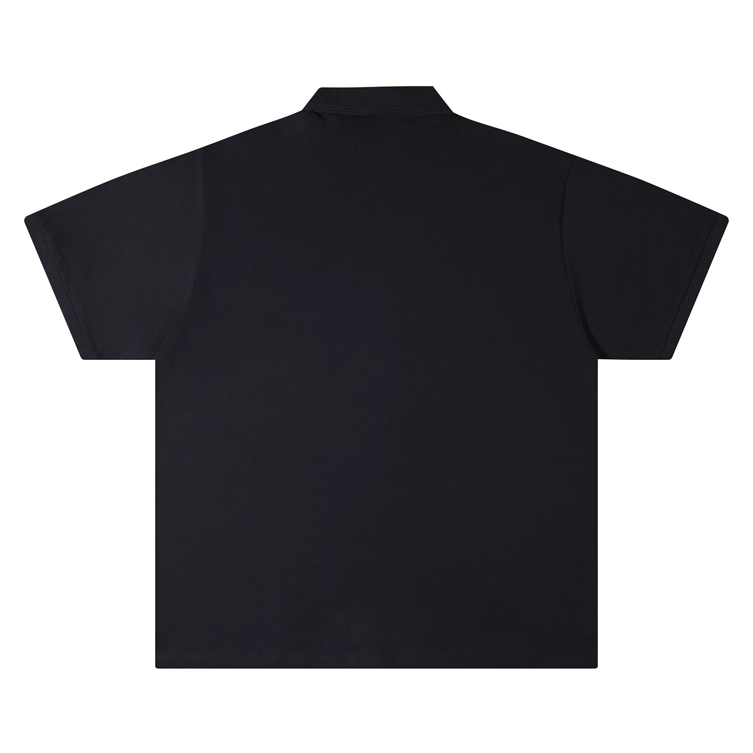 Letter Slogan Collar Short Sleeve Polo Shirt photo 8