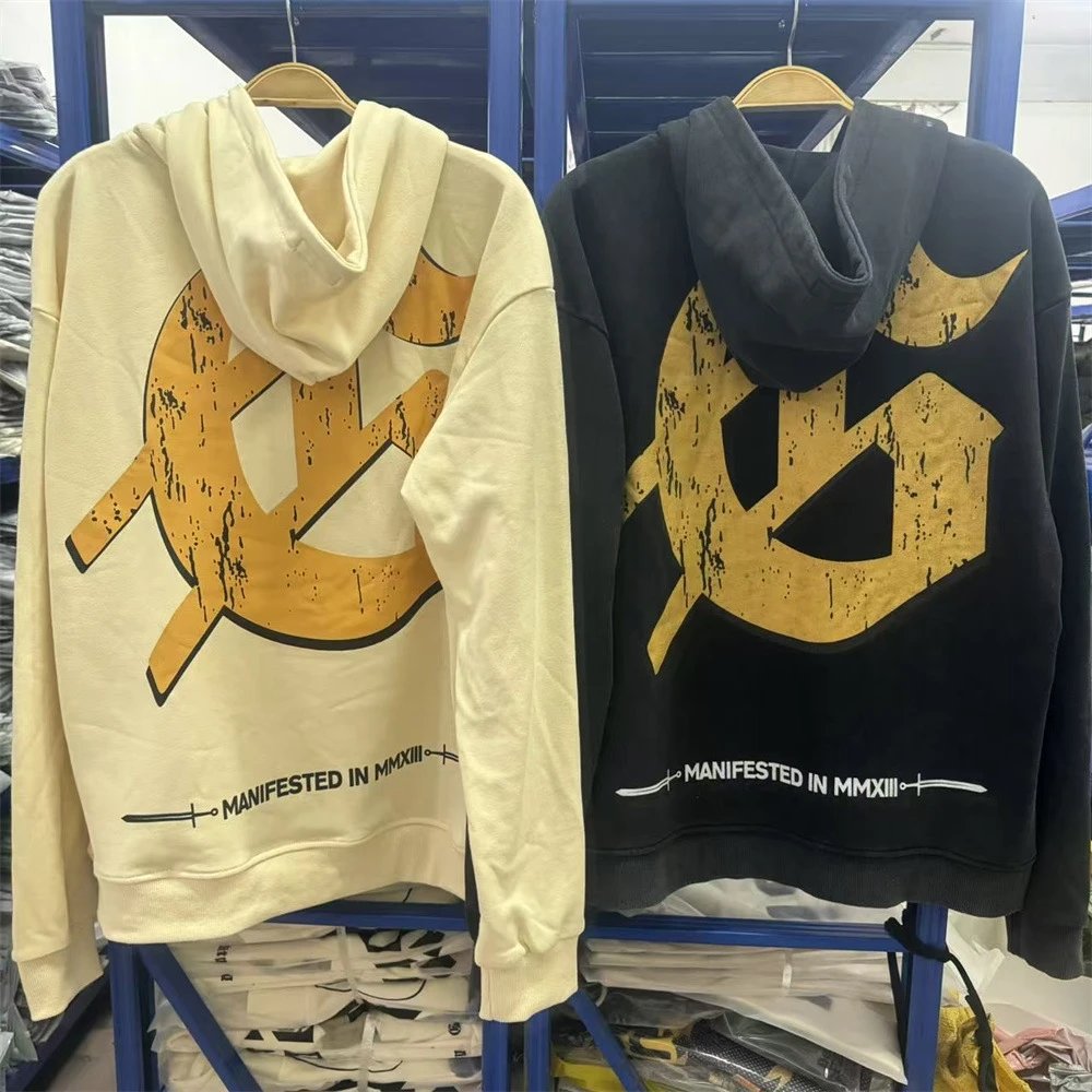 Godspeed Out Of Many, One Distressed Graphic Hoodie - 11