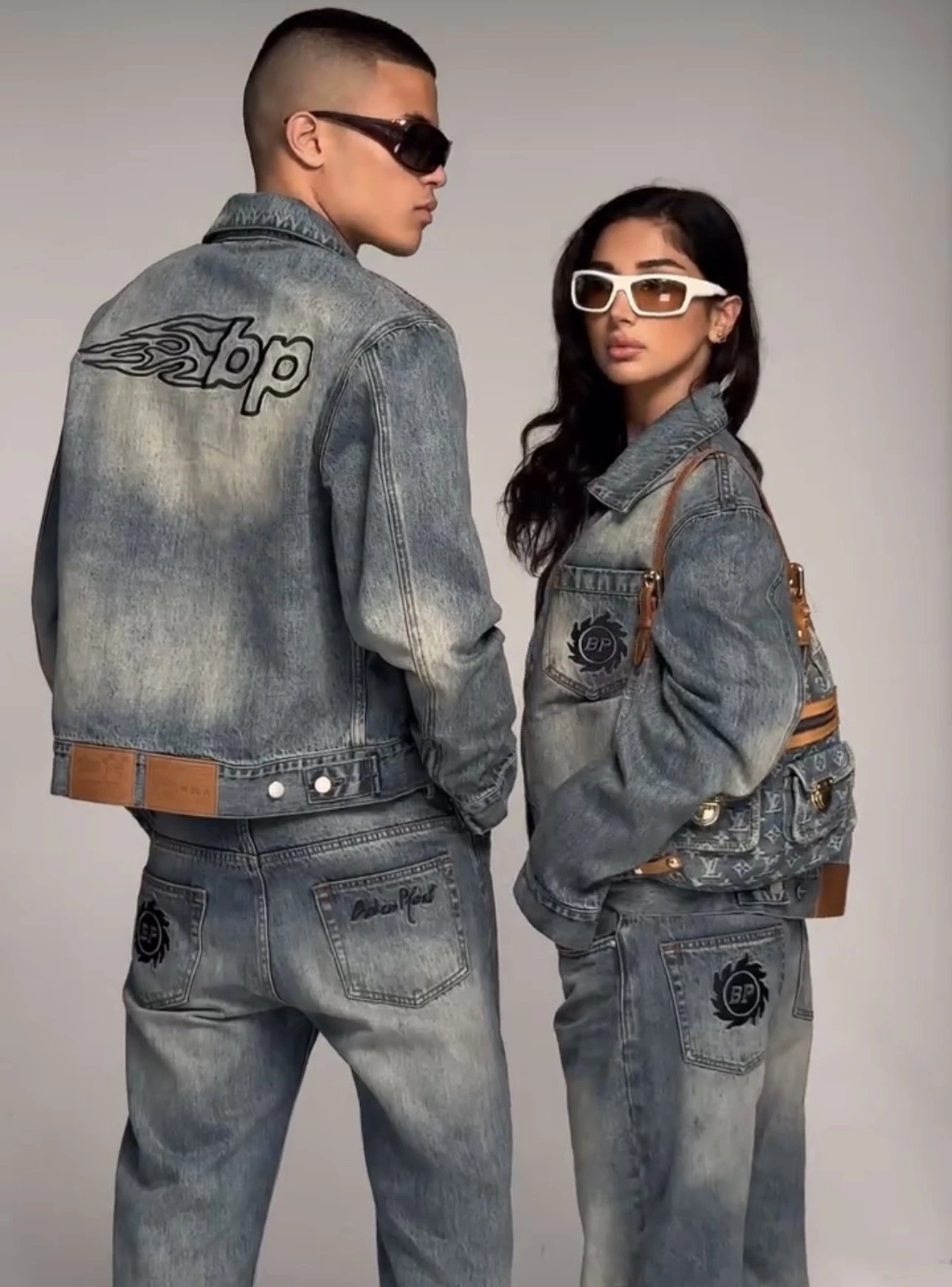 Vintage Relaxed Denim Pants photo 6