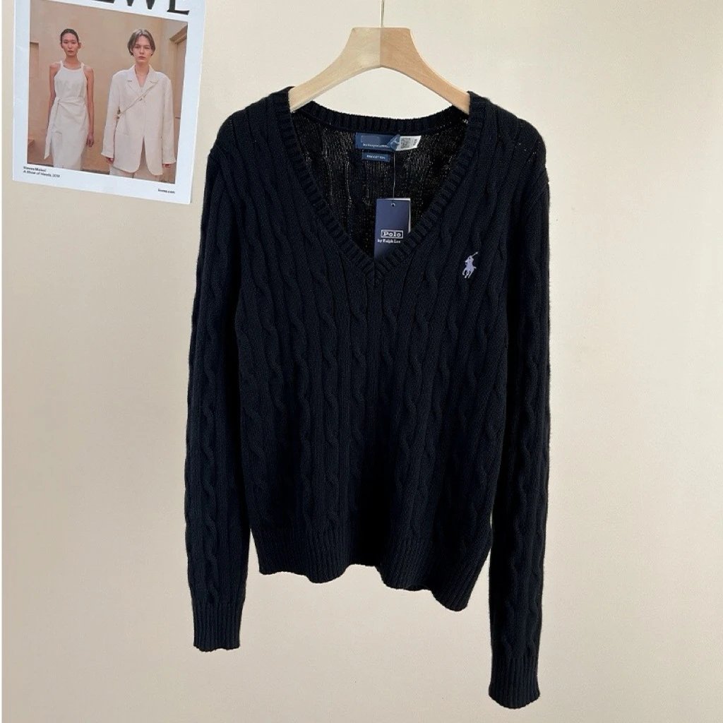 Ralph Lauren Women's V-Neck Knit Sweater photo 5