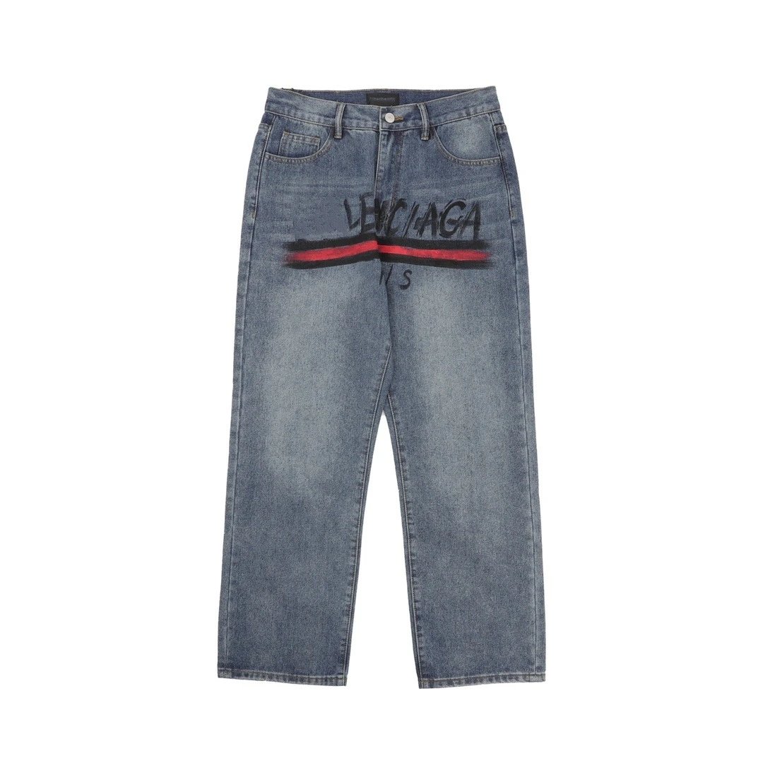 Balenciaga Coke Hand-Drawn Print Jeans photo 3