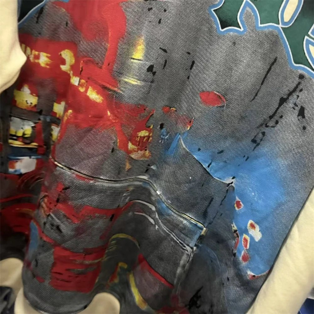 Godspeed Out Of Many, One Distressed Graphic Hoodie - 29