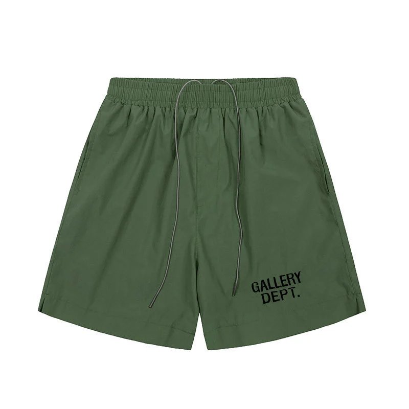 Gallery Dept Olive Green Camp Shirt and Shorts Set - 12