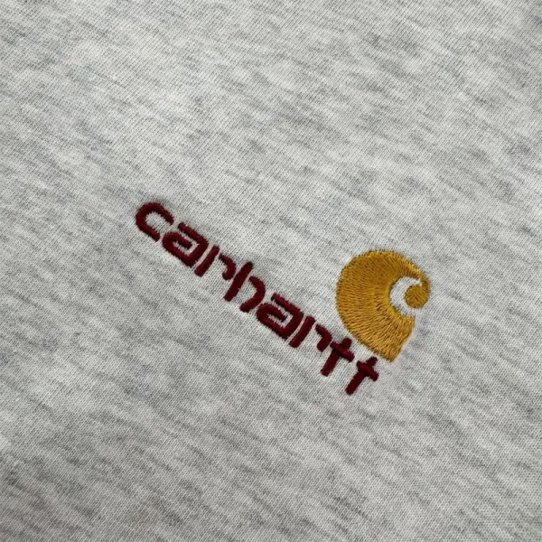 Carhartt Work In Progress Carhartt WIP Logo Embroidered White T-Shirt T-Shirts - 49