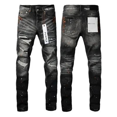 Ripped Patch Denim Jeans photo 4