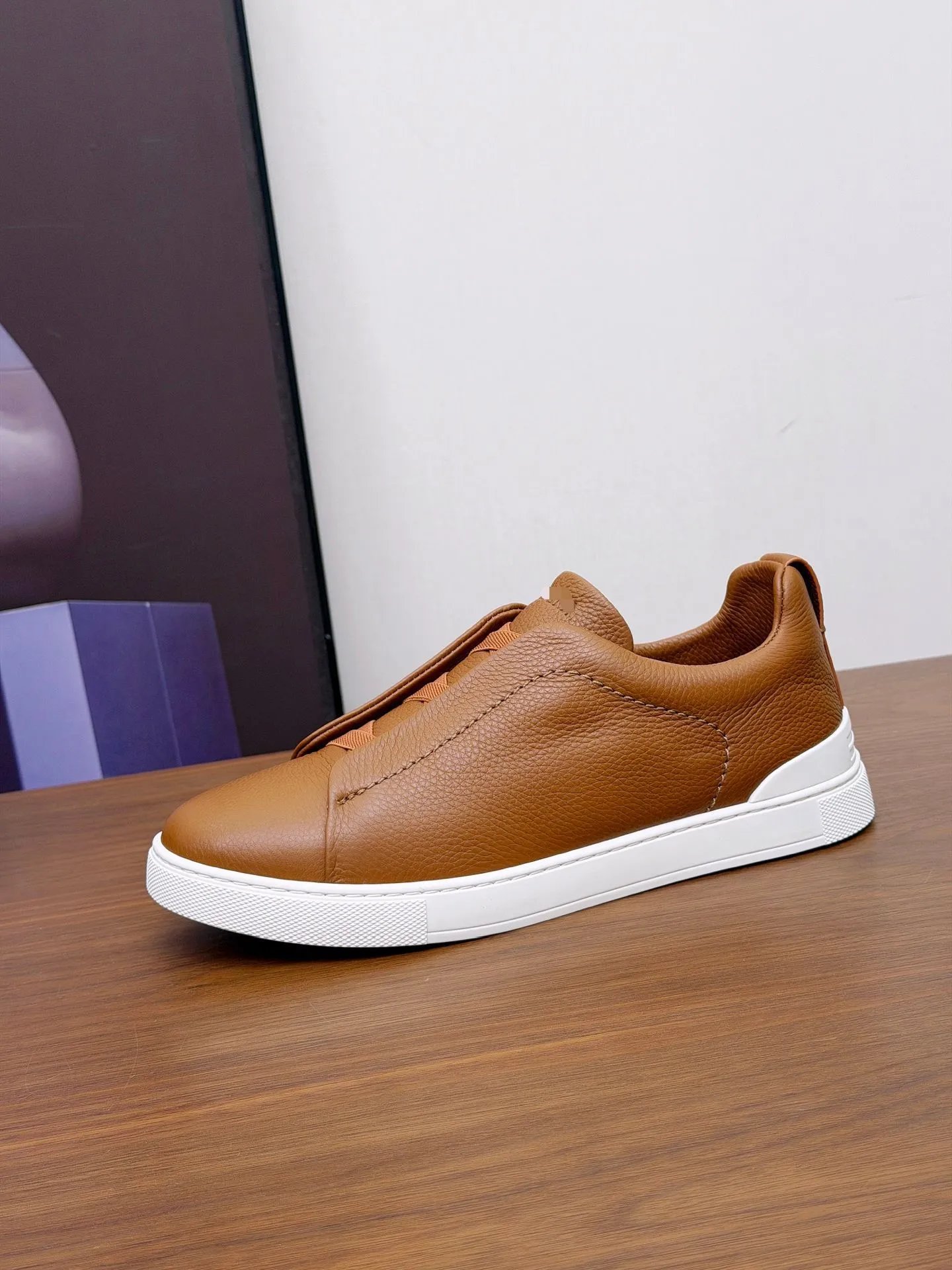 Leather Slip-On Casual Shoe photo 6