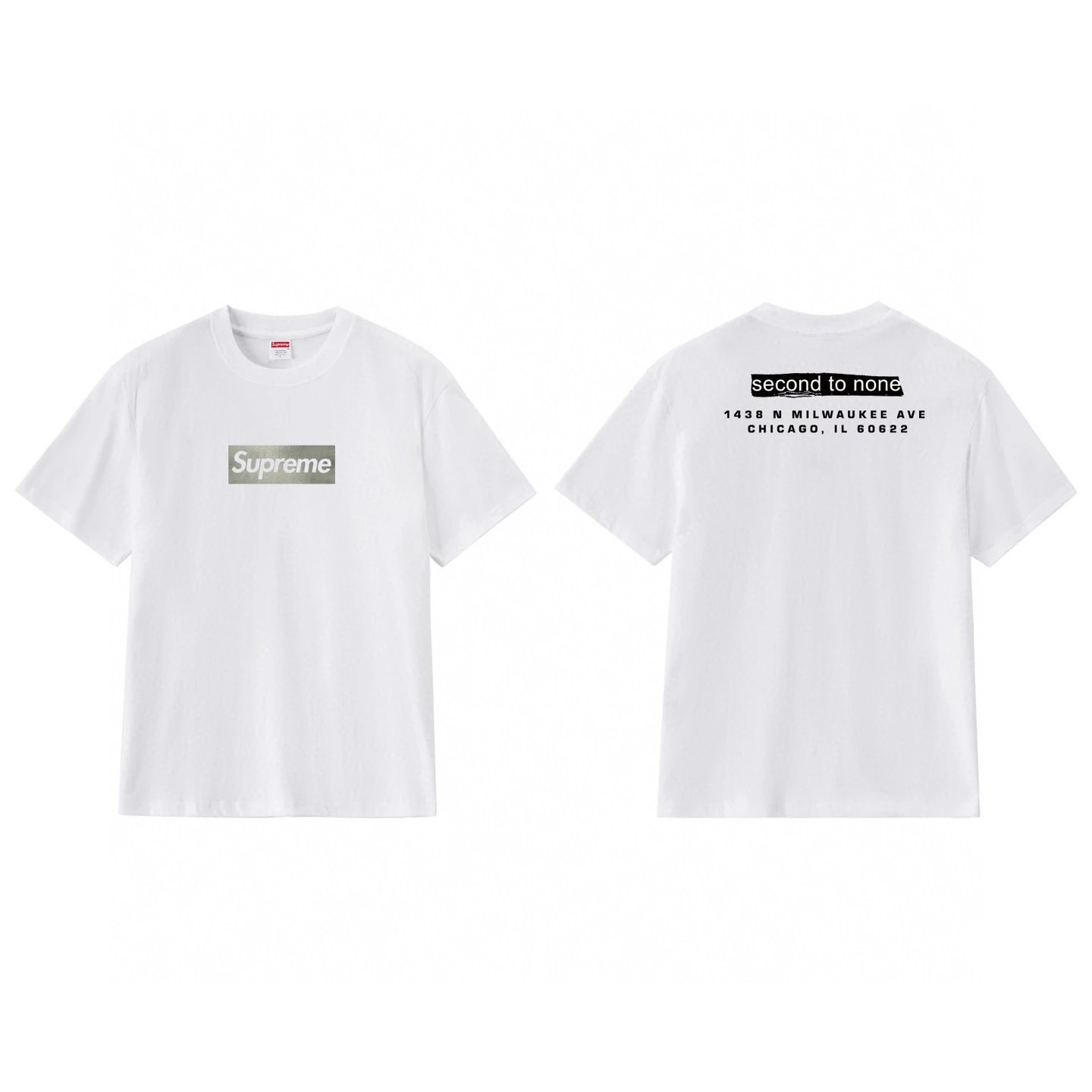 Letter Print Cotton T-Shirt photo 2