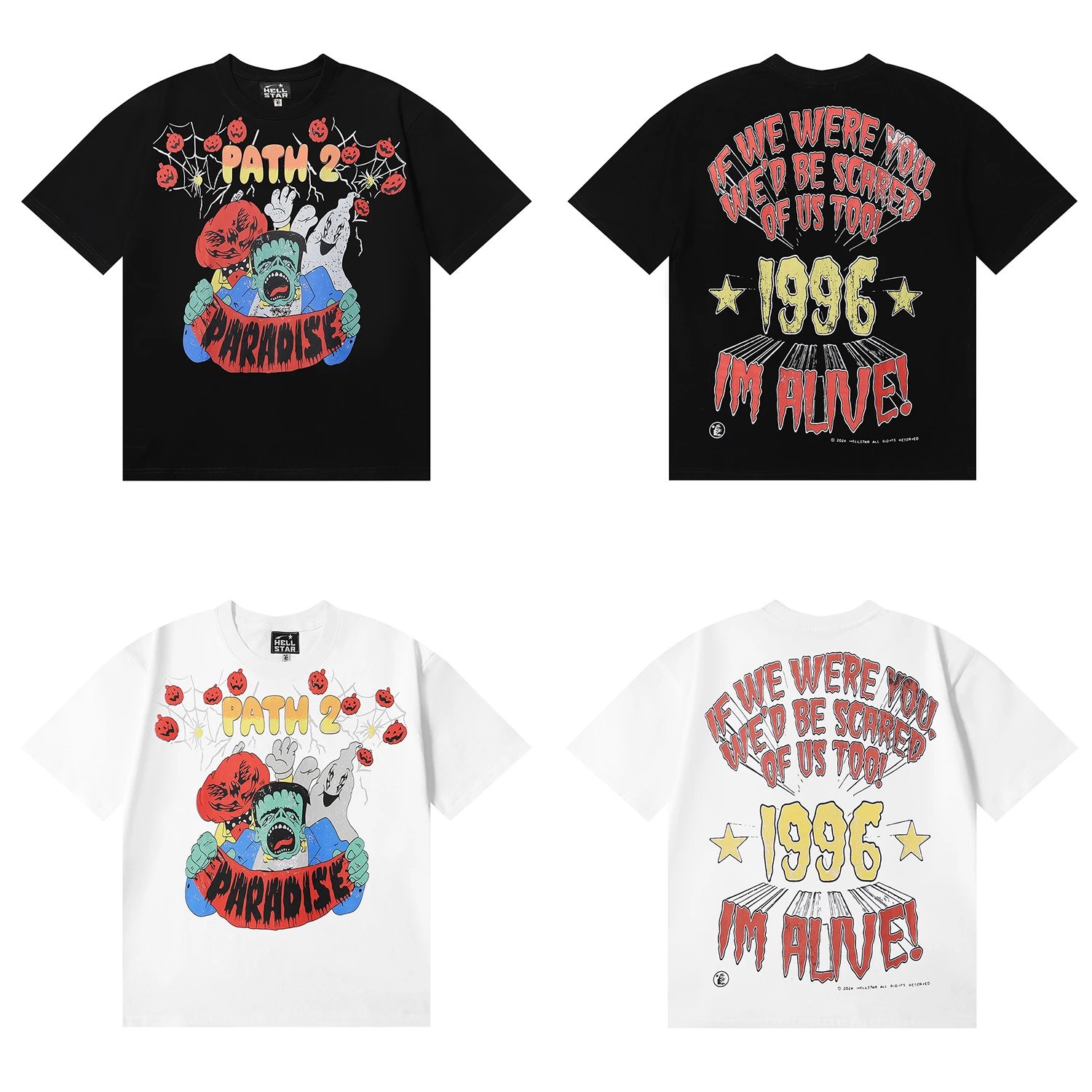 Fear Boy Print T-Shirt