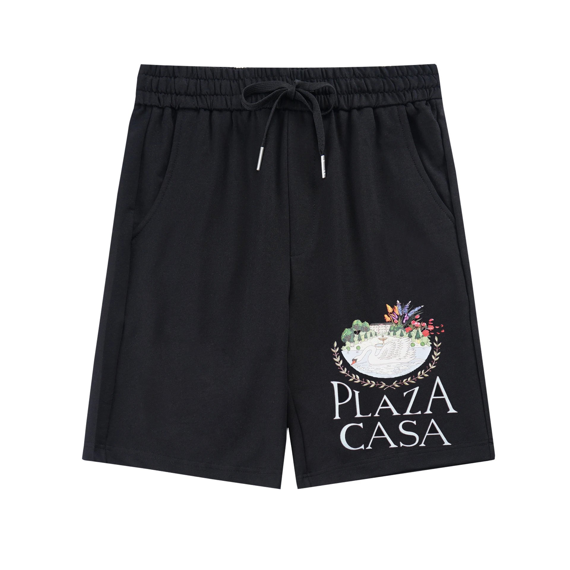 Summer Cartoon Print Shorts Couple Matching Oversized photo 6