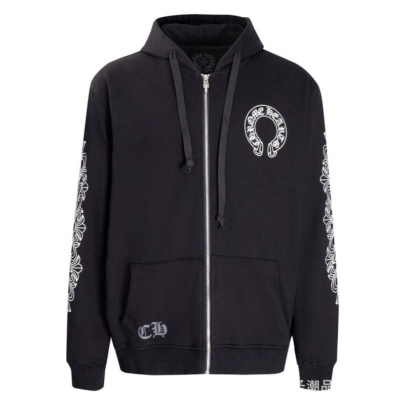 Cotton Zip Hoodie Sweatshirt photo 2