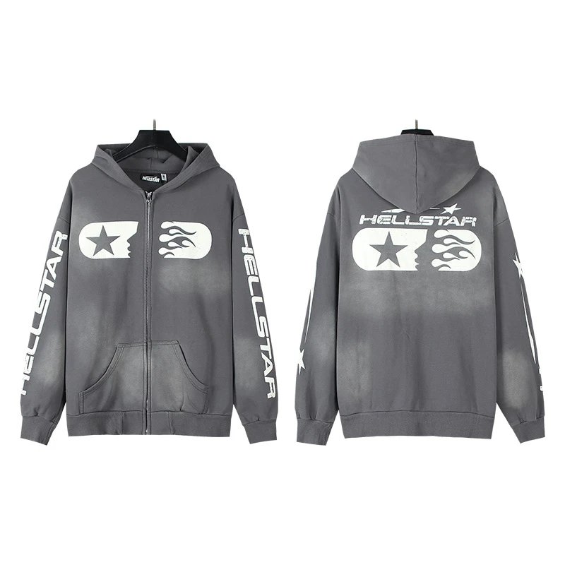 Ink Wash Distressed Hoodie and Sweatpants Set photo 8