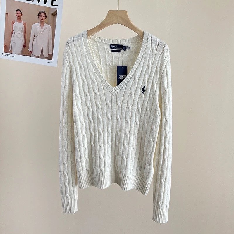 Ralph Lauren Women's V-Neck Knit Sweater photo 4