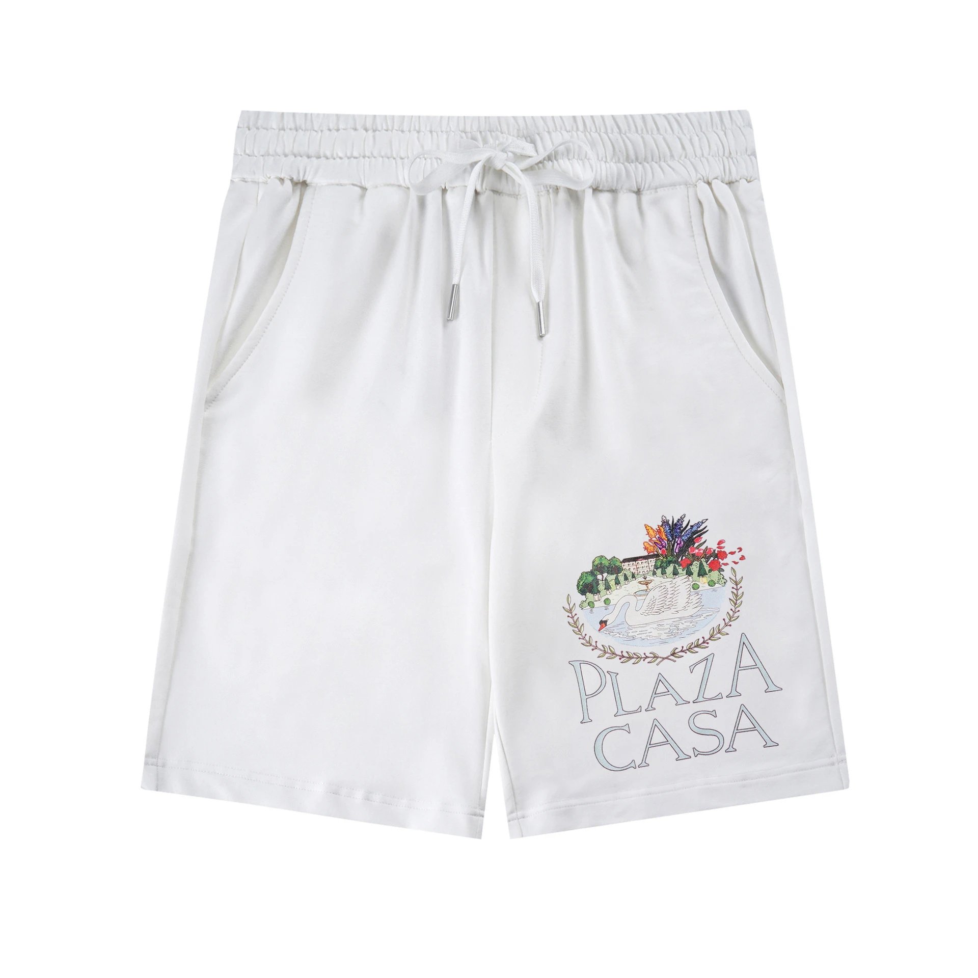 Summer Cartoon Print Shorts Couple Matching Oversized photo 7