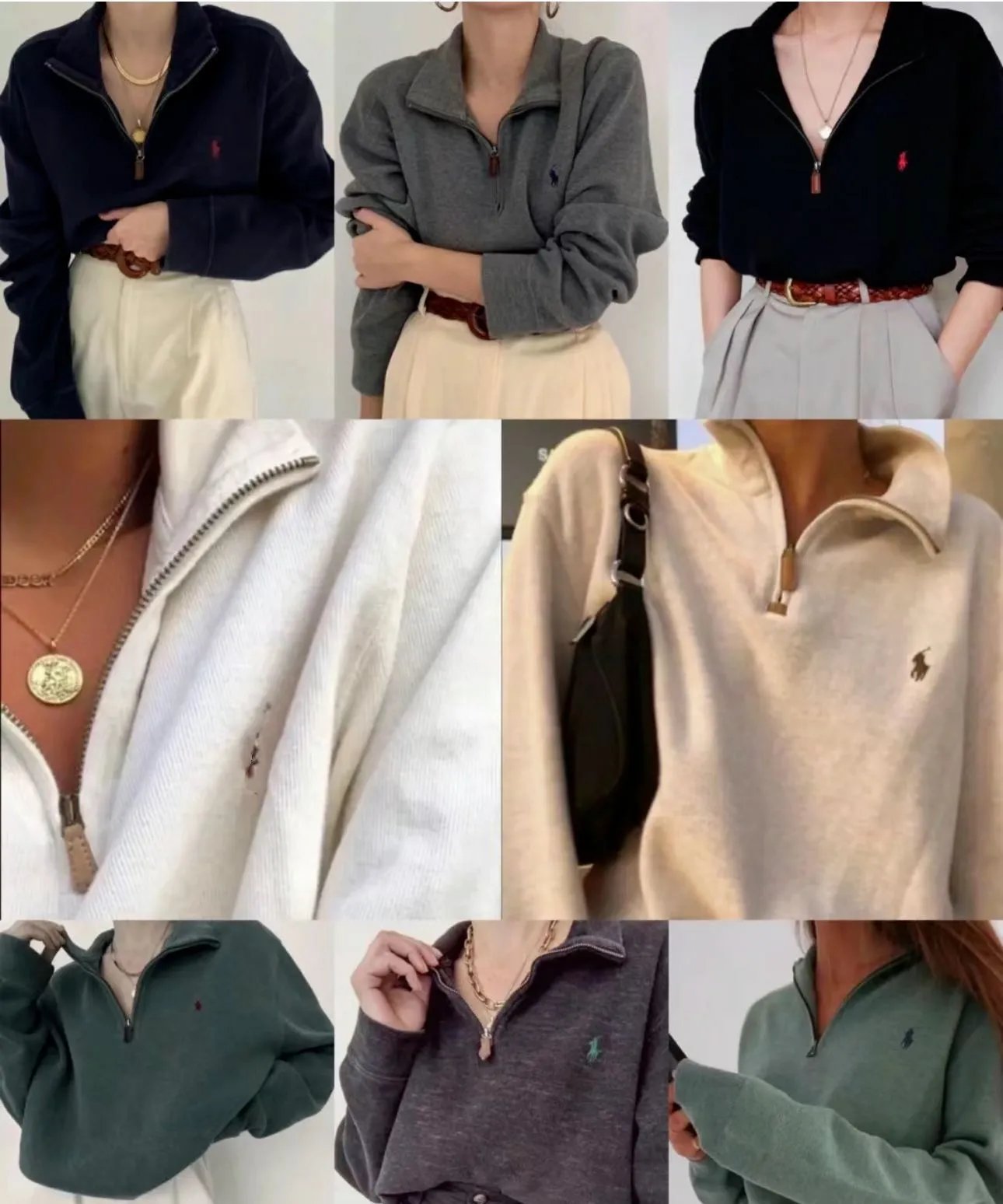 Classic Cotton Half-Zip Sweatshirt photo 3
