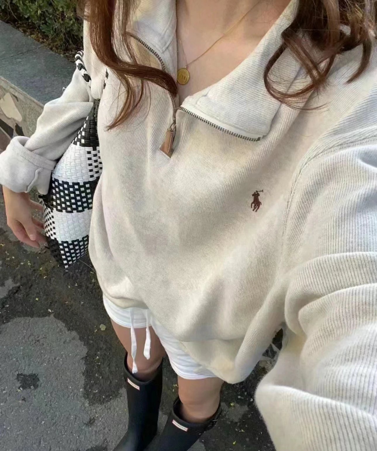 Classic Cotton Half-Zip Sweatshirt photo 5