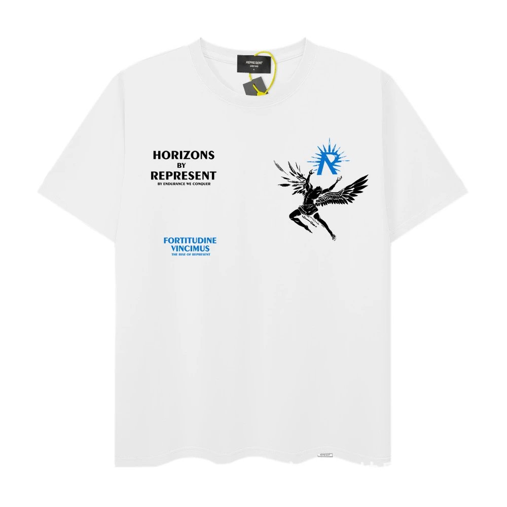 Angel Print T-Shirt Trendy Unisex Short Sleeve photo 3