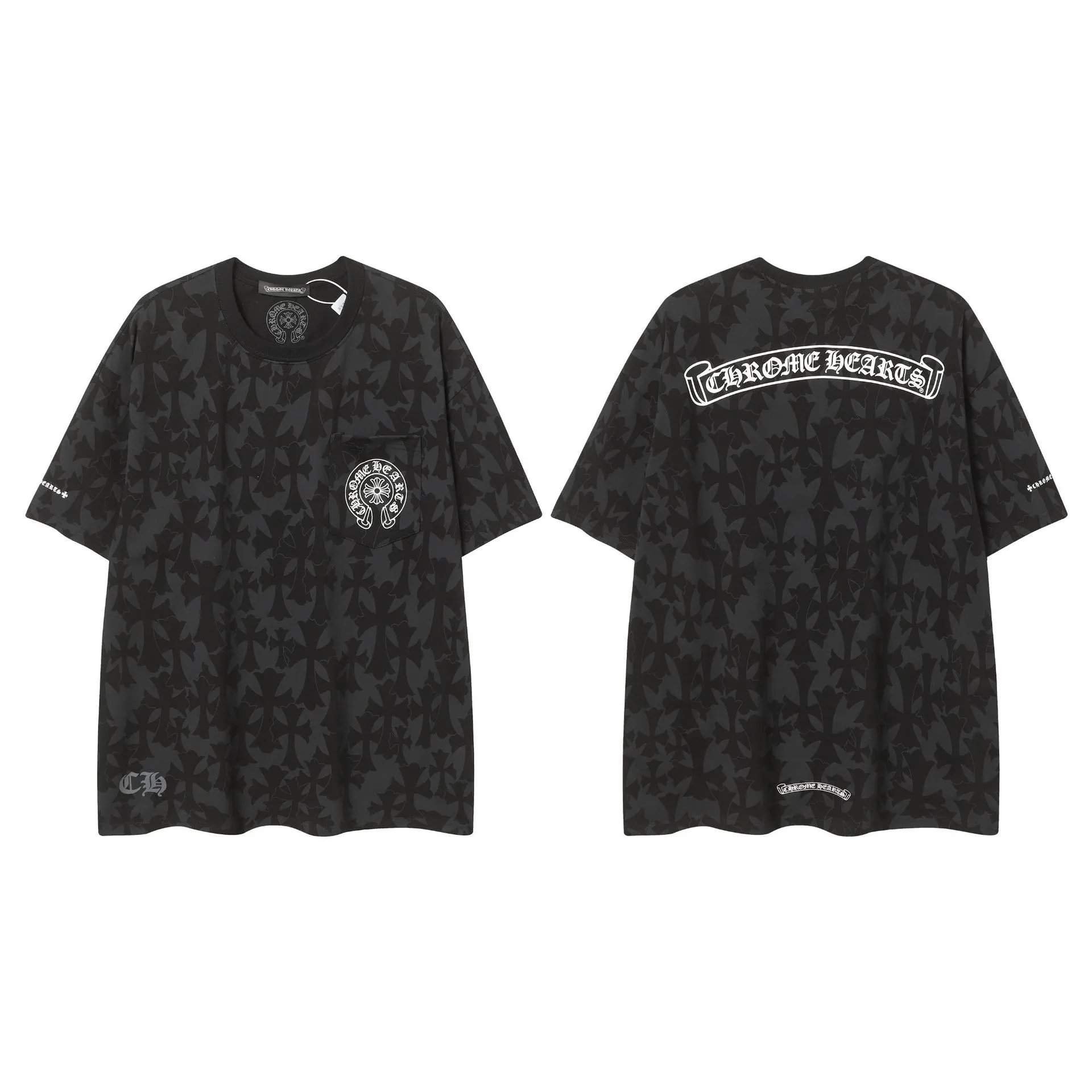 Patch Print Embroidered T-Shirt photo 2