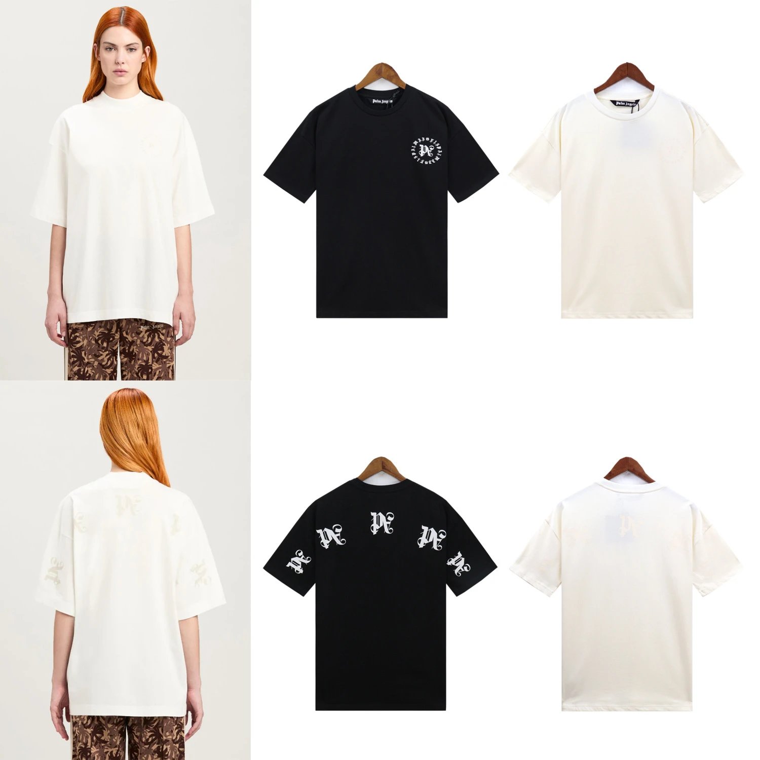 Letter Print Cotton T-Shirt photo 5