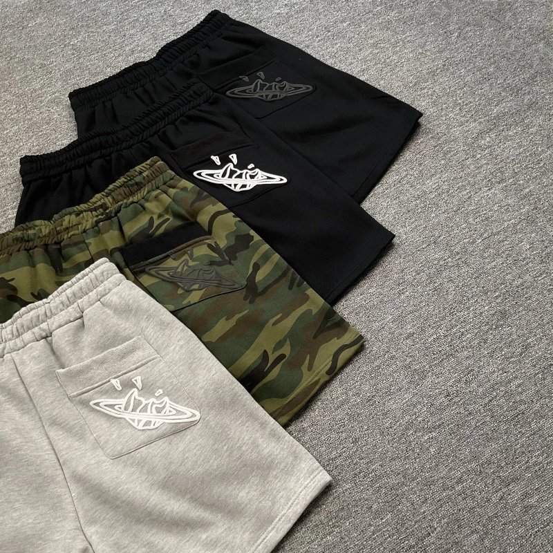 BP Broken Planet Foam Print Relaxed Shorts photo 8