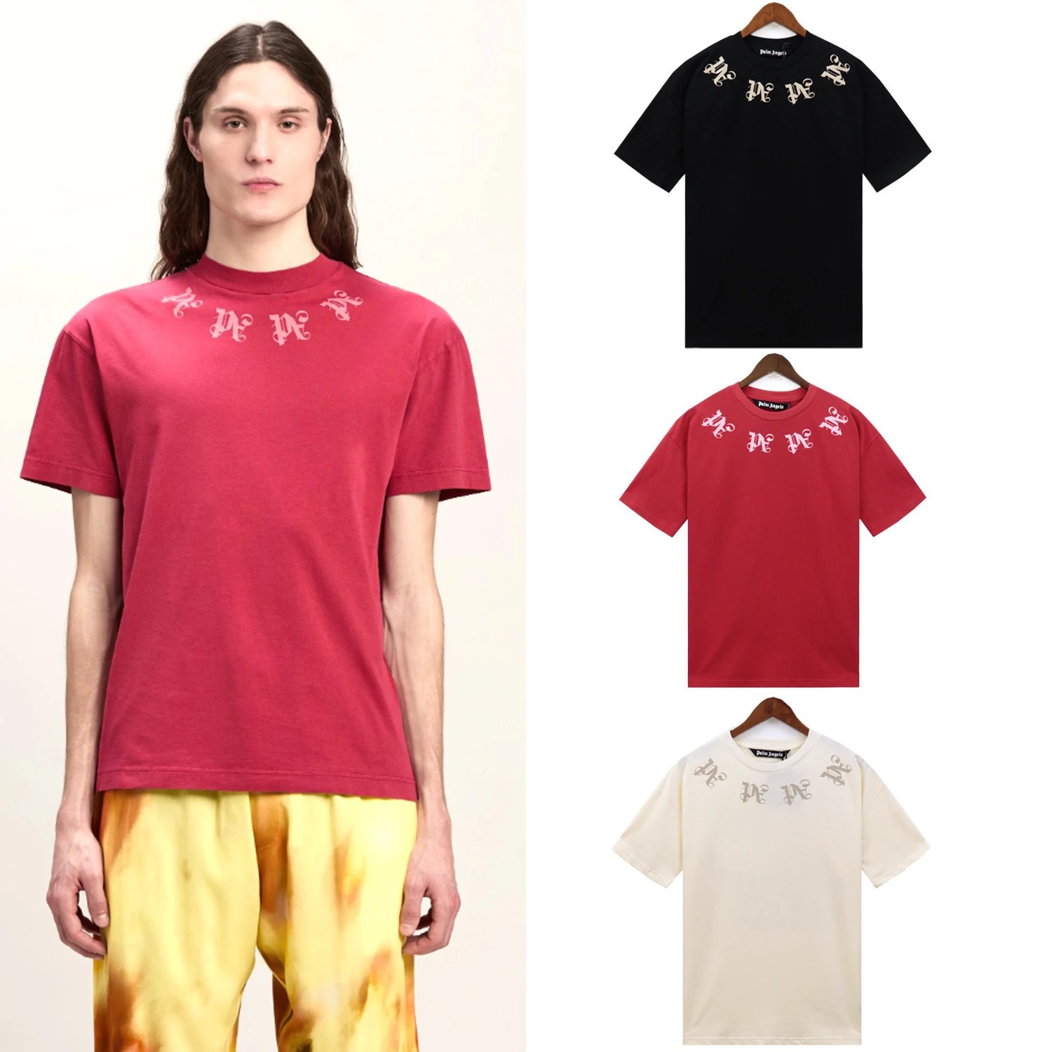 Coconut Tree Print T-Shirt photo 6