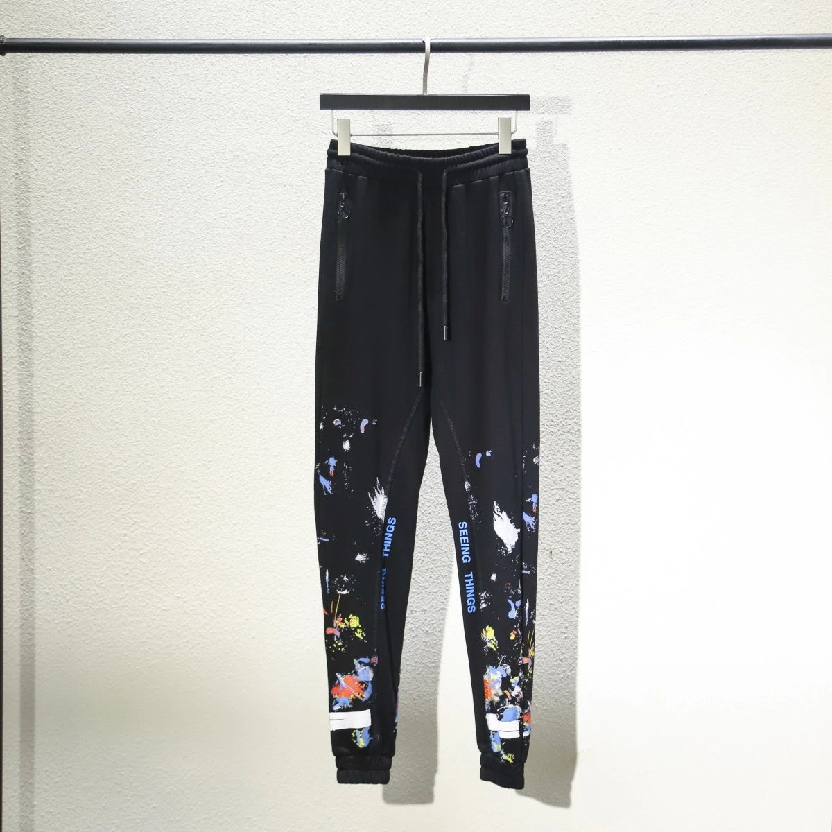 Ink Splatter Print Sweatpants photo 2