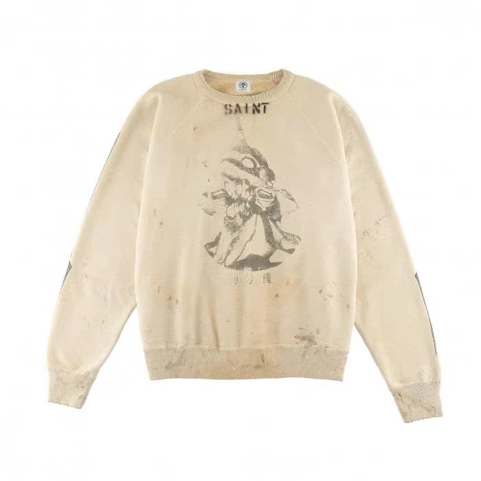 Distressed Character Hoodie Unisex photo 8