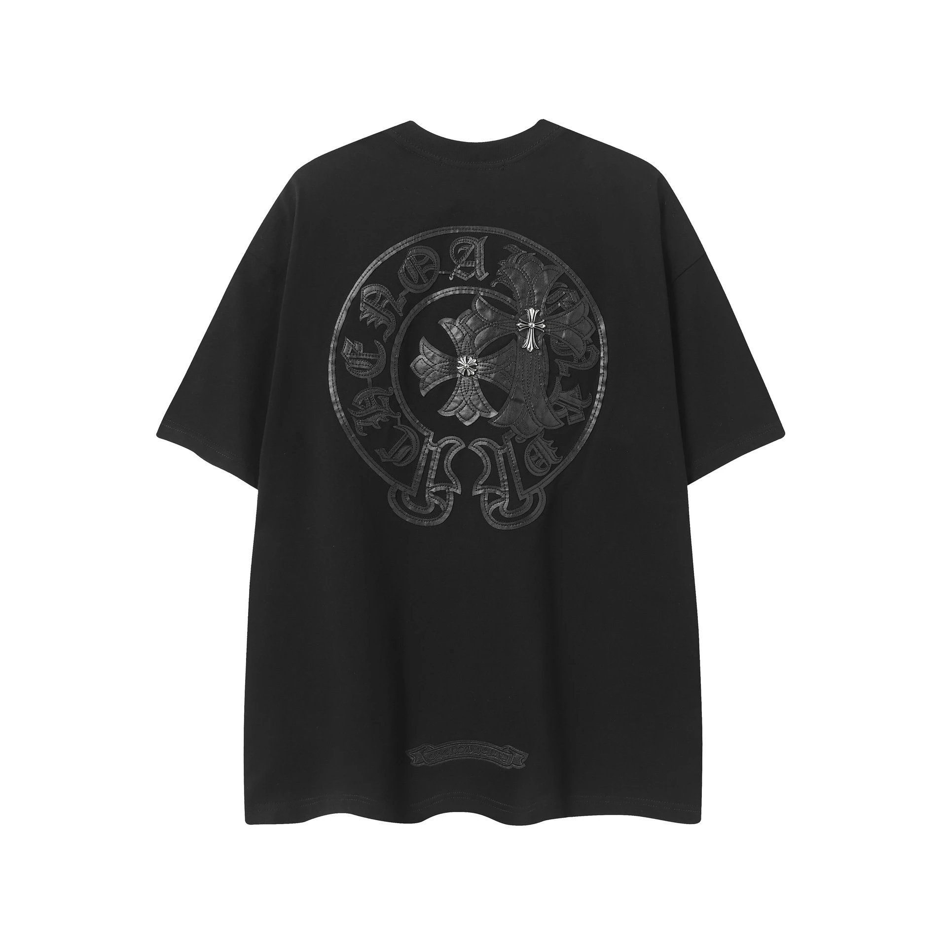 Patch Print Embroidered T-Shirt photo 7