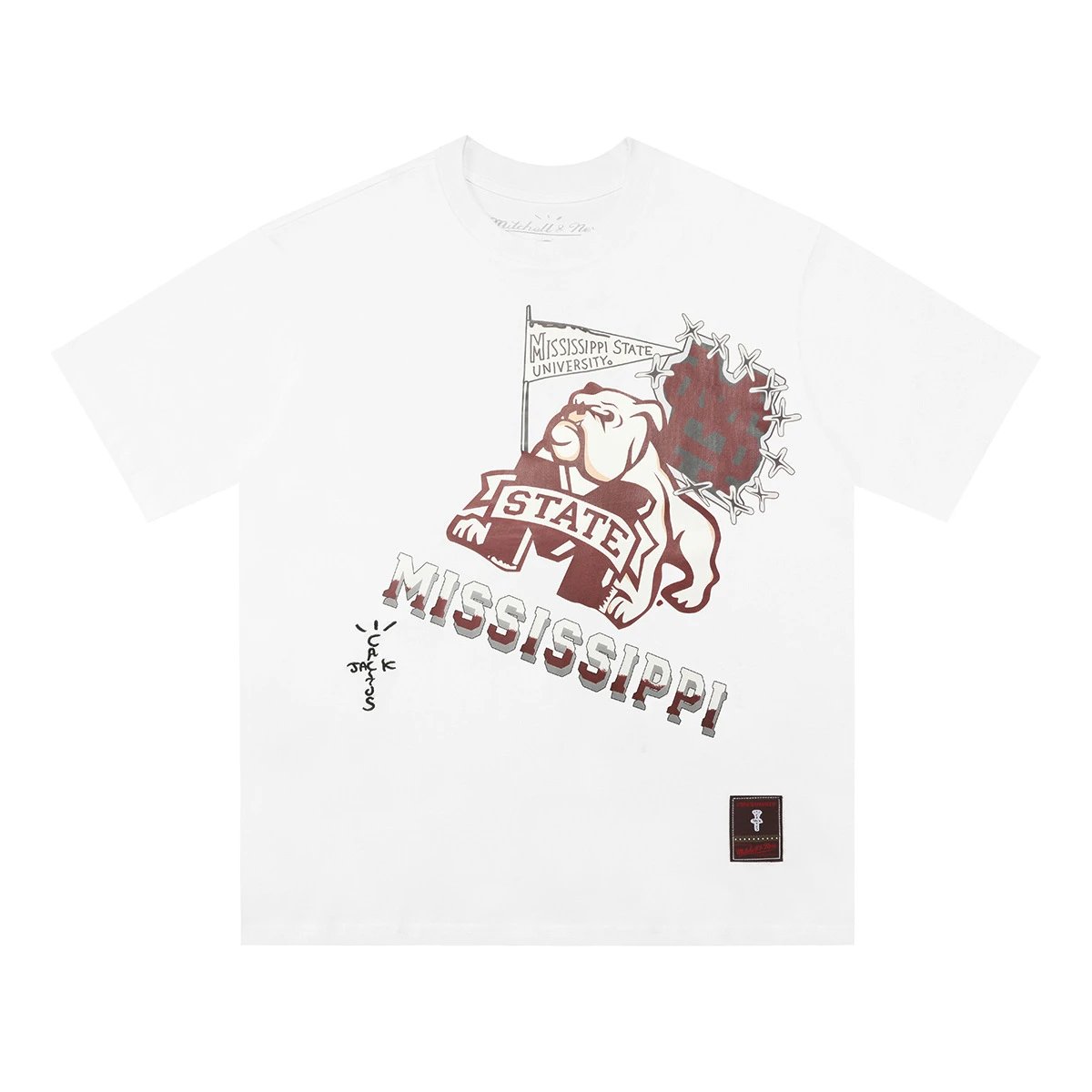 TS Collaboration Graffiti Print White T-Shirt photo 6